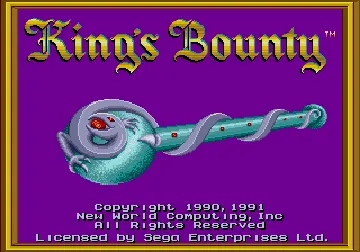 King's Bounty - The Conqueror's Quest (USA, Europe) screen shot title